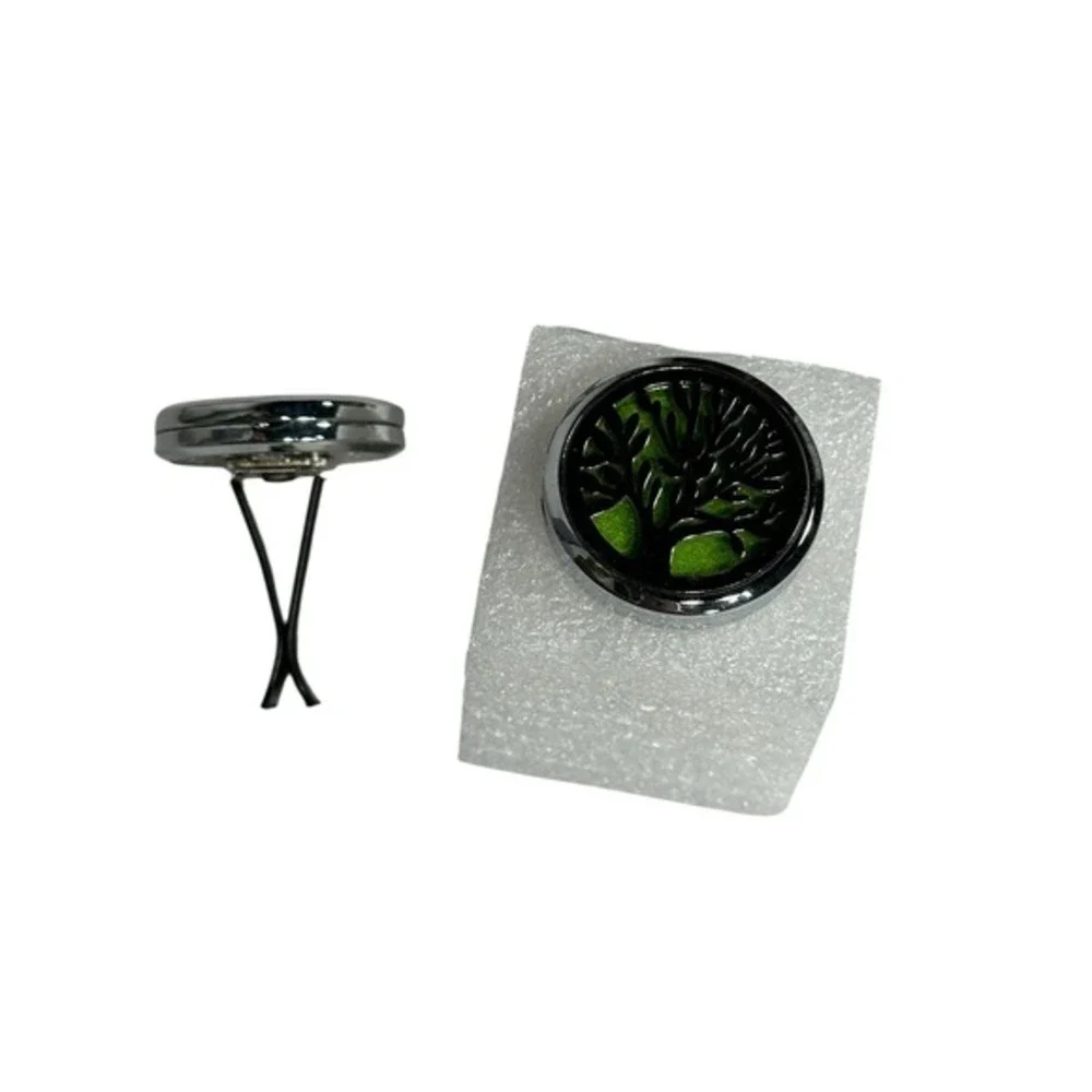 Tree of‎ Life Car Essential Oil Diffuser Vent Clip Aromatherapy Stainless Locket